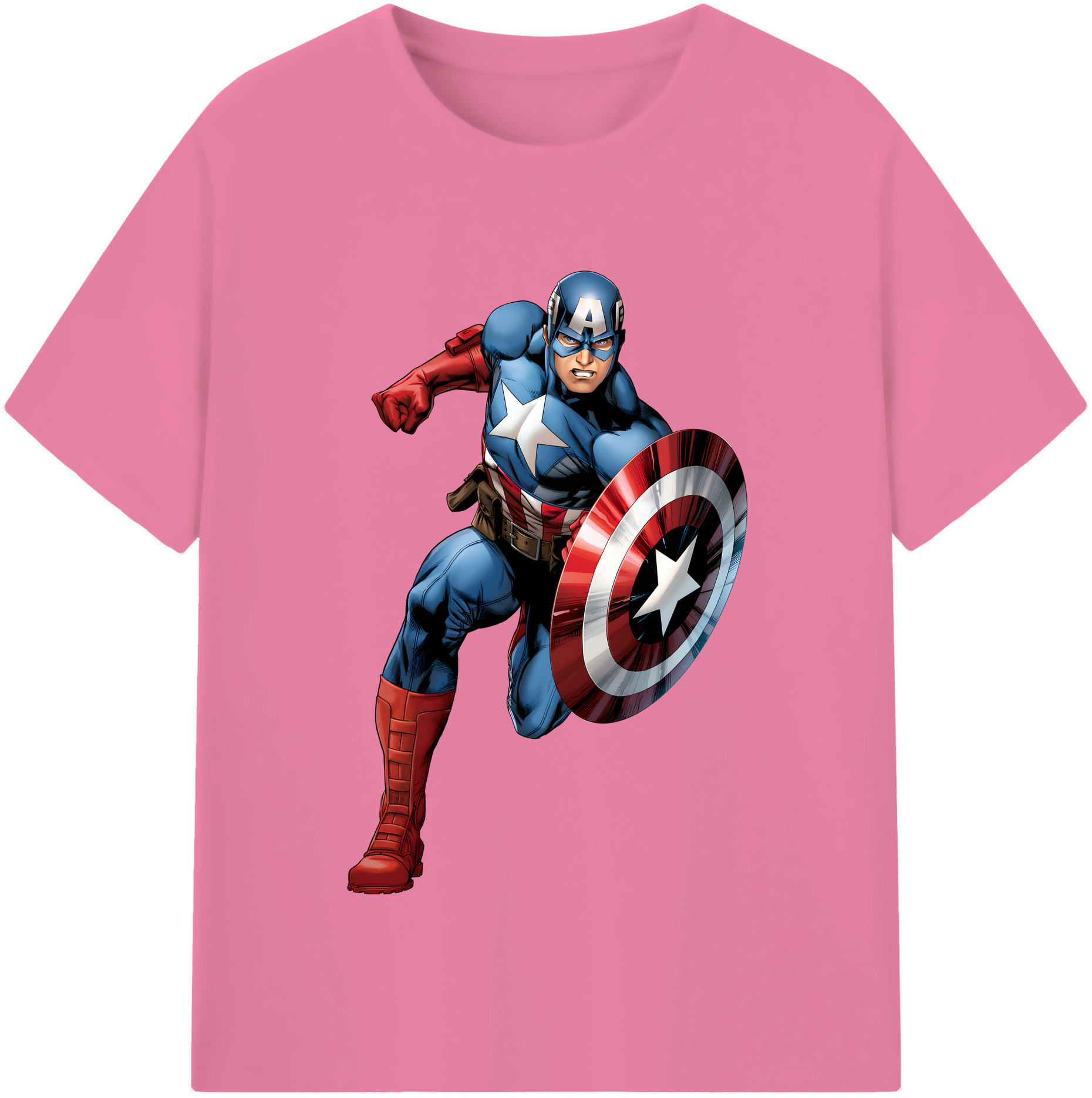 （画像用） アベンジャーズ The Avengers 綿100％半袖Tシャツ（フロントプリント）